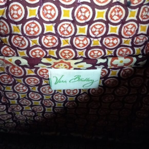 Vera Bradley MEDALLION Shoulder Tote Bag Quilted Paisley Floral Handbag Retired - Picture 3 of 11